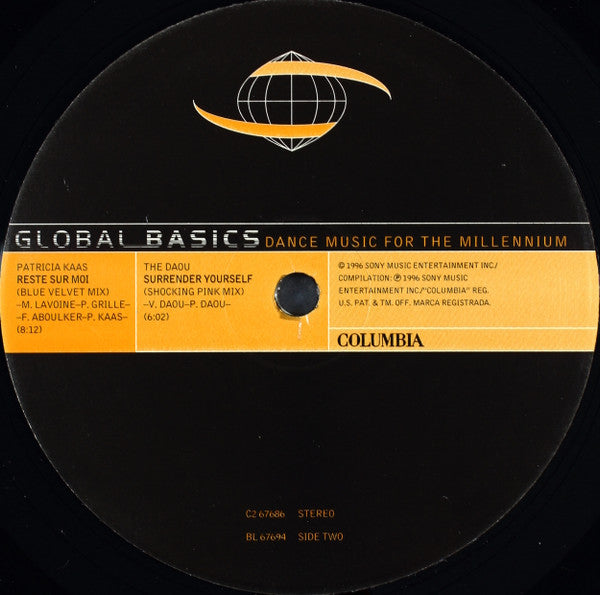 Various : Global Basics: Dance Music For The Millennium (2x12", Comp)