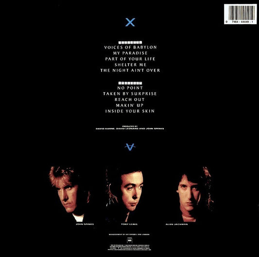 The Outfield : Voices Of Babylon (LP, Album, Car)