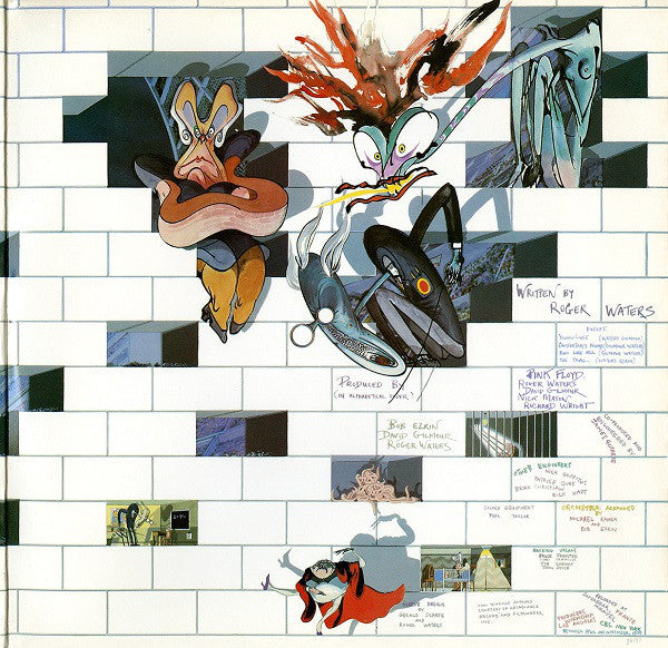 Pink Floyd : The Wall (2xLP, Album, RE, Pit)