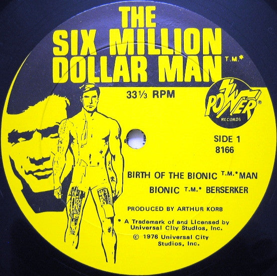 Unknown Artist : The Six Million Dollar Man (Hear 4 Exciting New Stories) (LP)