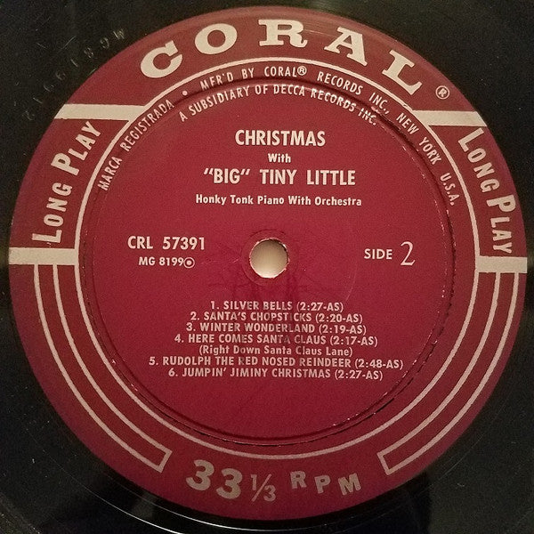 "Big" Tiny Little : Christmas With "Big" Tiny Little (LP, Album, Mono, Glo)