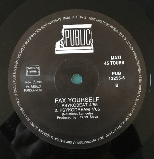 Fax Yourself : Sunshine 89 (12", Maxi)