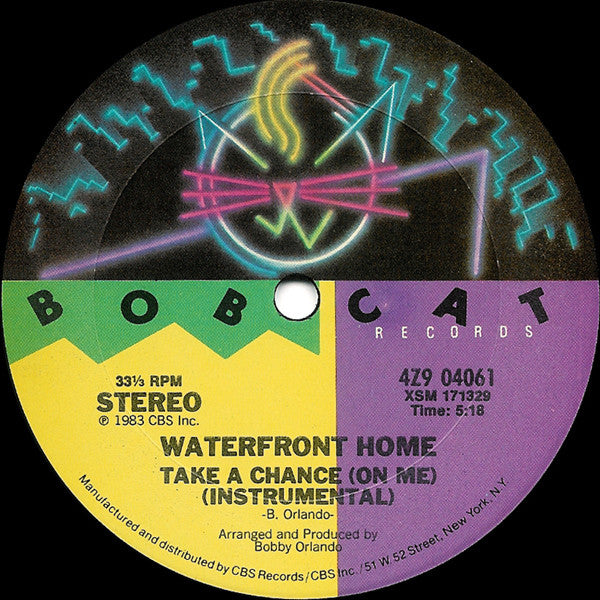 Waterfront Home : Take A Chance (On Me) (12")