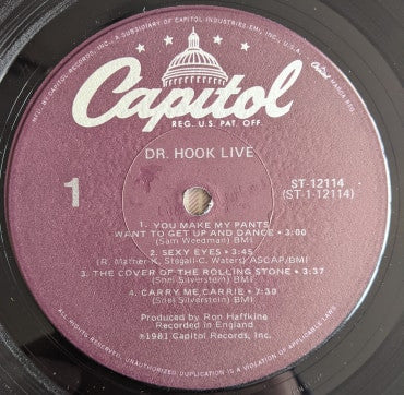 Dr. Hook : Live (LP, Album)