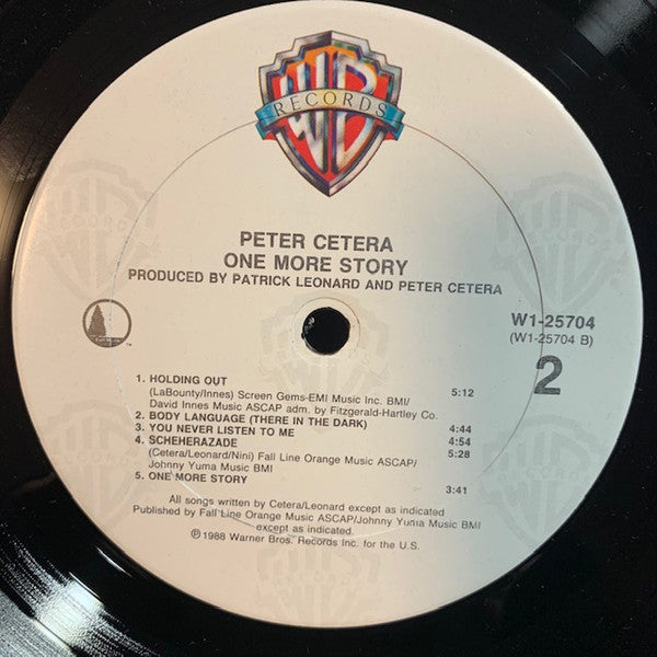 Peter Cetera : One More Story (LP, Album, Club)