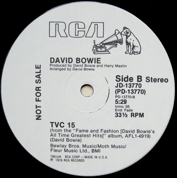 David Bowie : 1984 (12", Maxi, Promo)