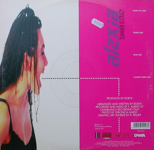 Alexia : Summer Is Crazy (12", Maxi)