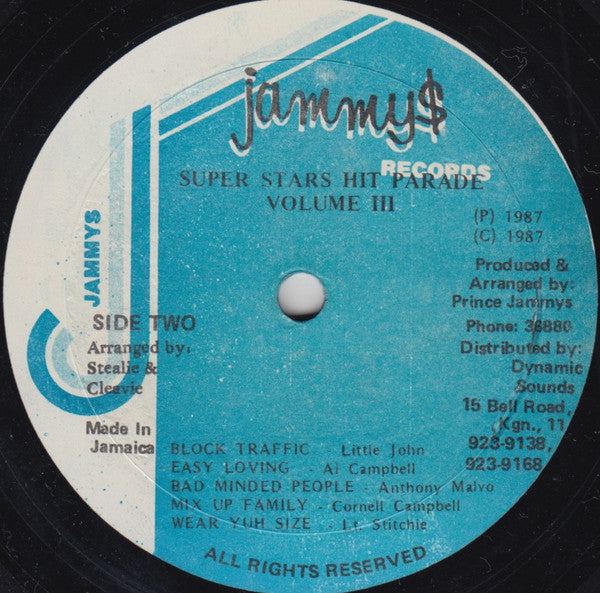 Various : Super Stars Hit Parade Volume 3 (LP, Comp)