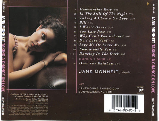 Jane Monheit - Taking A Chance On Love vinyl record, CD (Near Mint (NM or M-)) | Lulo Records