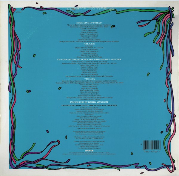 Barry Manilow : Oh, Julie! (12", EP)