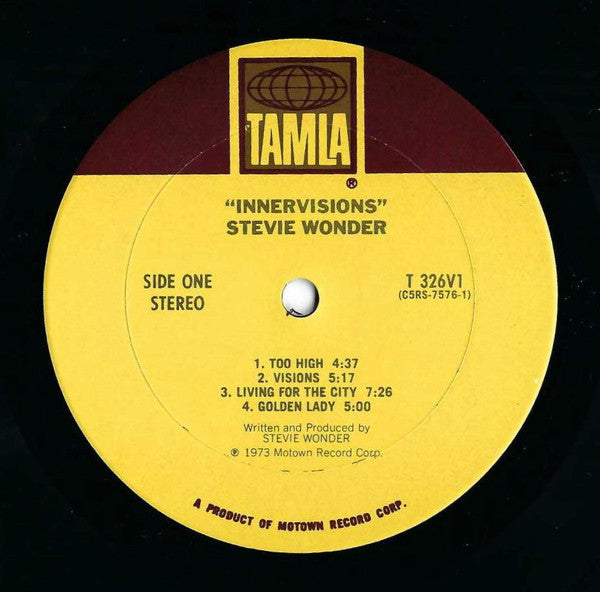 Stevie Wonder : Innervisions (LP, Album, Club, CRC)