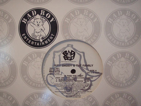 Puff Daddy & The Family - Is This The End? / Pain vinyl record, 12" (Mint (M)) | Lulo Records