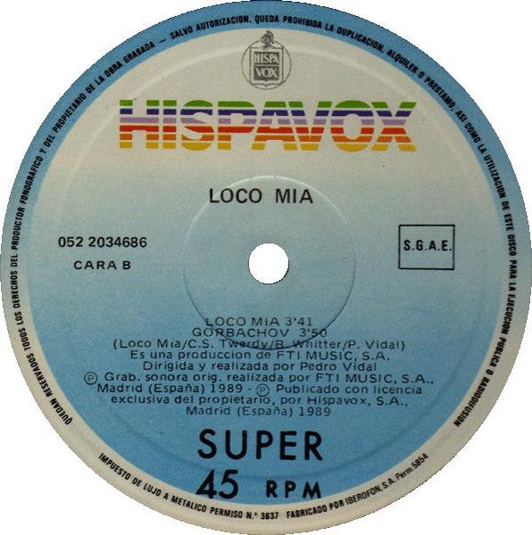Loco Mia : Loco Mia (12", Maxi)