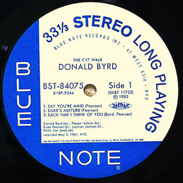Donald Byrd : The Cat Walk (LP, Album, Ltd, RE)