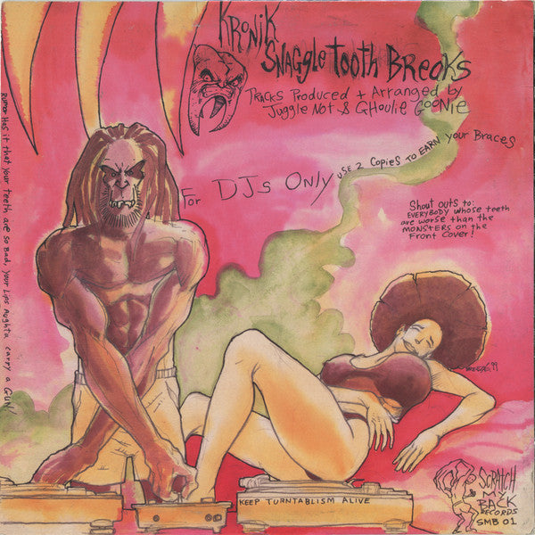 DJ Jugglenot : Kronik Snaggle Tooth Breakz (LP, Album)