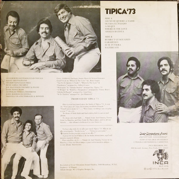 Tipica 73 : La Tipica '73 Vol 2 (LP, Album)
