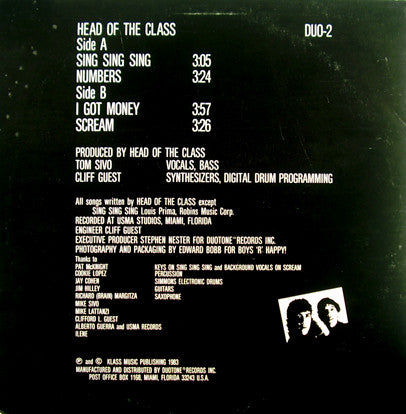 Head Of The Class : Head Of The Class (12")