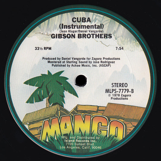 Gibson Brothers - Cuba vinyl record, 12" (Very Good (VG)) | Lulo Records