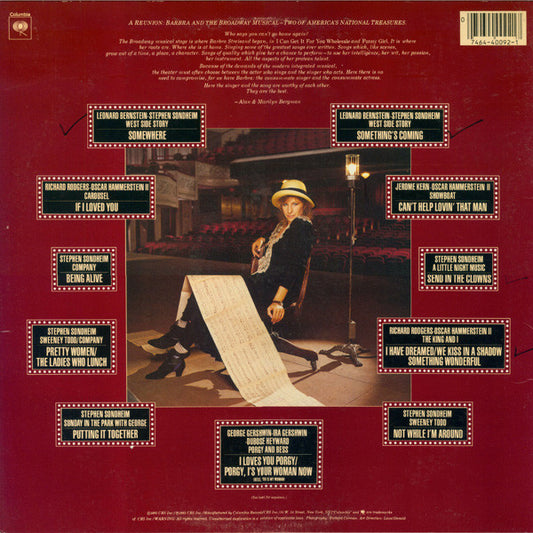 Barbra Streisand - The Broadway Album vinyl record, LP (Near Mint (NM or M-)) | Lulo Records