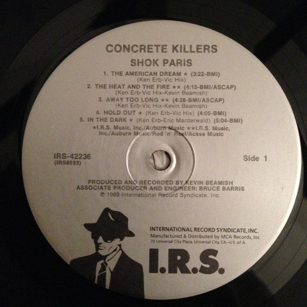 Shok Paris : Concrete Killers (LP, Album)