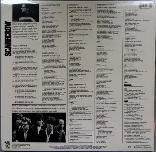 John Cougar Mellencamp : Scarecrow (LP, Album, Club, CRC)