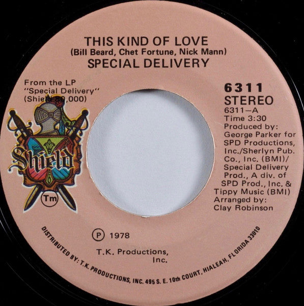 Special Delivery : This Kind Of Love (7")