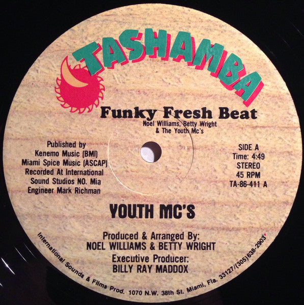 Youth MC's : Funky Fresh Beat (12")
