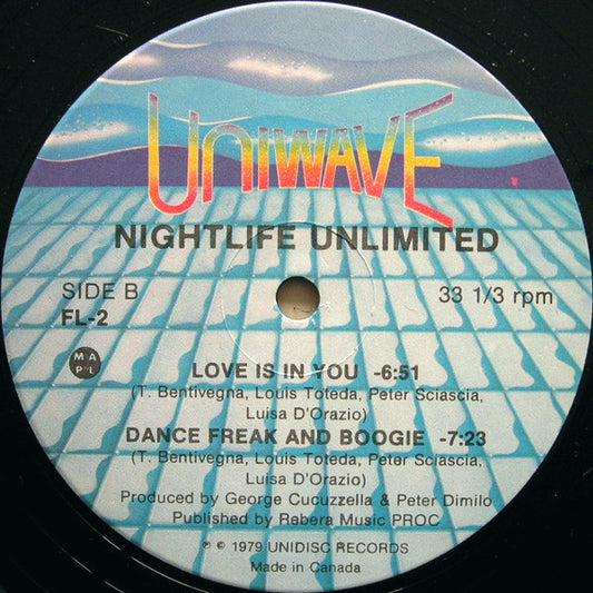 Nightlife Unlimited - Do Me Tonight vinyl record, 12" (Very Good Plus (VG+)) | Lulo Records