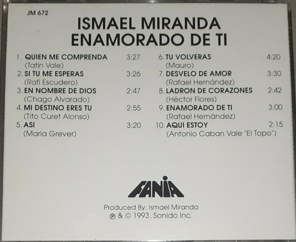 Ismael Miranda : Enamorado De Ti (CD, Album)