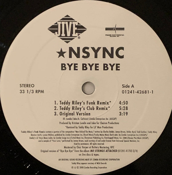 *NSYNC : Bye Bye Bye (The Remixes) (12")
