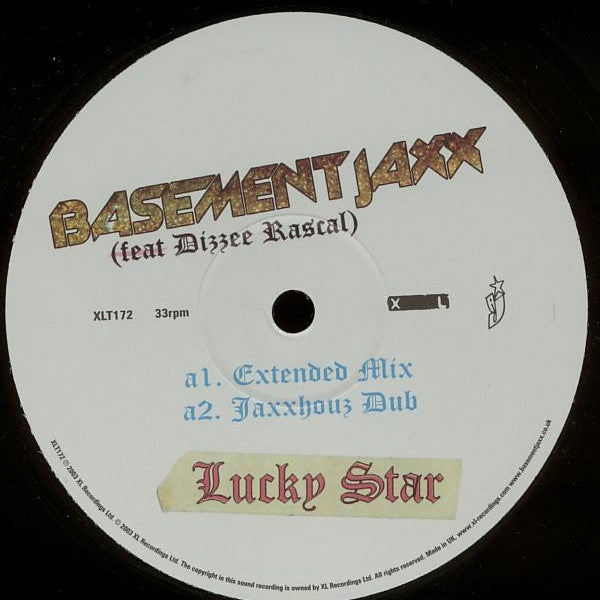 Basement Jaxx Feat Dizzee Rascal : Lucky Star (12")