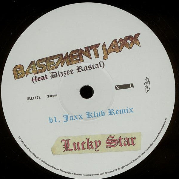 Basement Jaxx Feat Dizzee Rascal : Lucky Star (12")