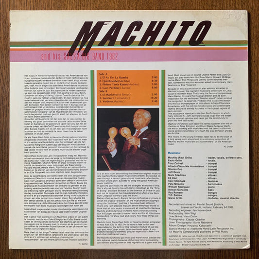 Machito And His Salsa Big Band : Machito And His Salsa Big Band 1982 (LP, Album)