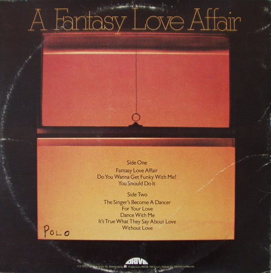 Peter Brown (2) : A Fantasy Love Affair (LP, Album)