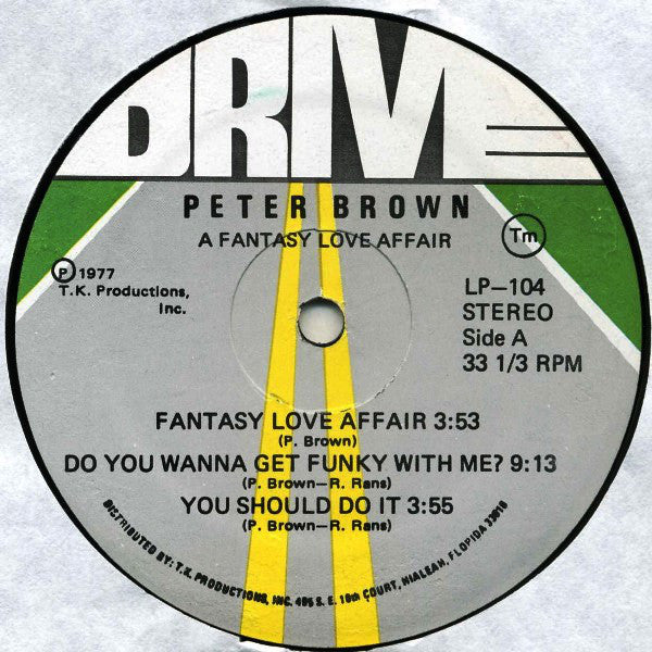 Peter Brown (2) : A Fantasy Love Affair (LP, Album)