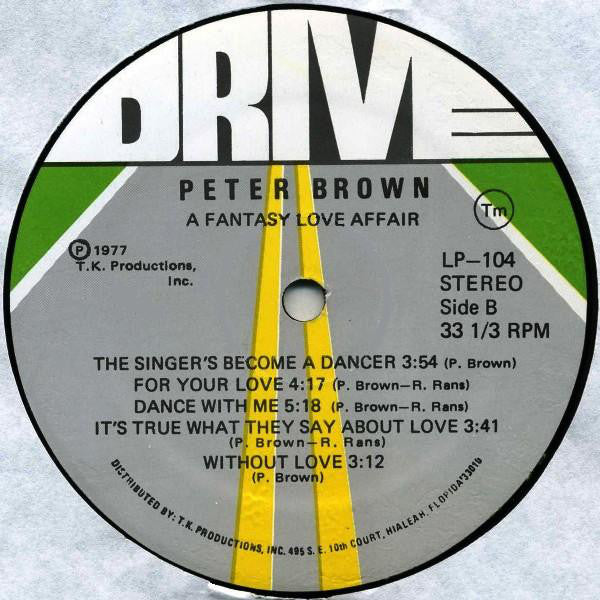 Peter Brown (2) : A Fantasy Love Affair (LP, Album)