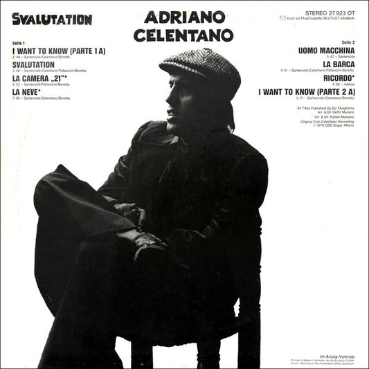 Adriano Celentano : Svalutation (LP, Album)