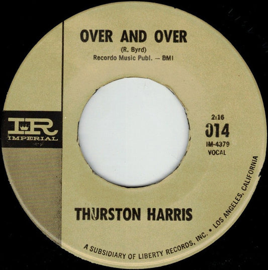 Thurston Harris : Little Bitty Pretty One / Over And Over (7", RE, Mon)