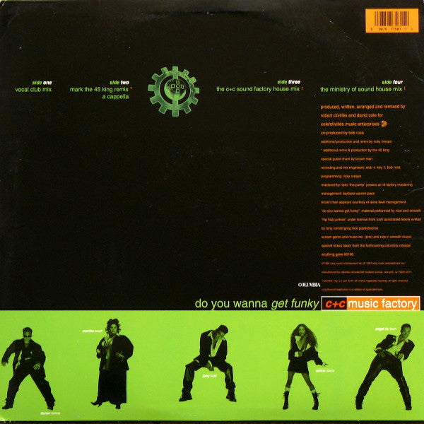 C + C Music Factory : Do You Wanna Get Funky (2x12")