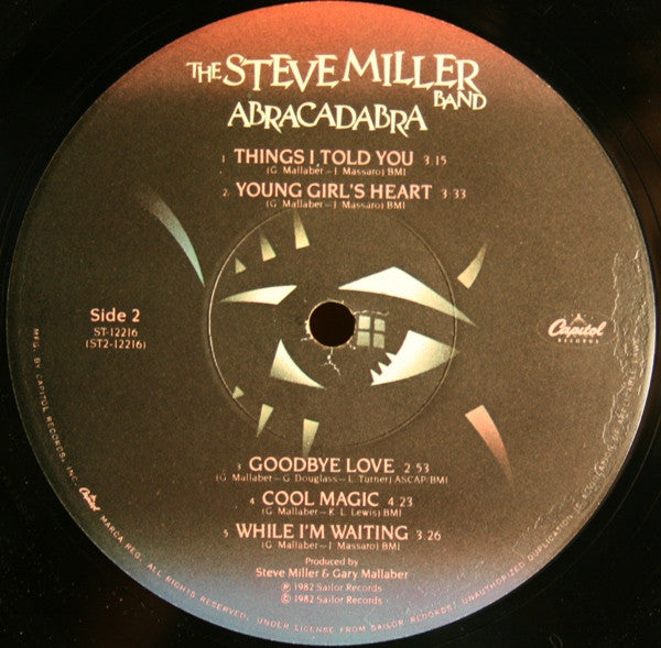 Steve Miller Band : Abracadabra (LP, Album)