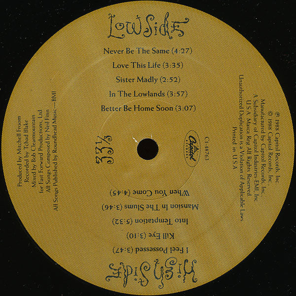 Crowded House : Temple Of Low Men (LP, Album, Spe)