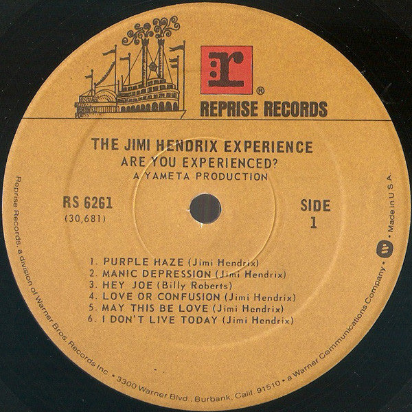 The Jimi Hendrix Experience : Are You Experienced? (LP, Album, RE)