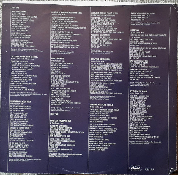 Alley & The Soul Sneekers : Alley & The Soul Sneekers (LP, Album)