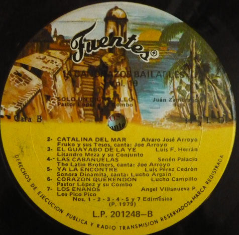 Various : 14 Cañonazos Bailables Vol. 19 (LP, Comp)