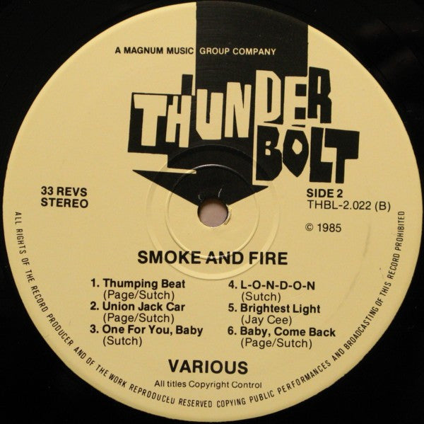 Various* : Smoke And Fire (LP, Album, RE)