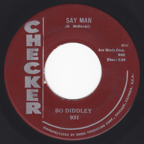 Bo Diddley : Say Man / The Clock Strikes Twelve (7", Single)