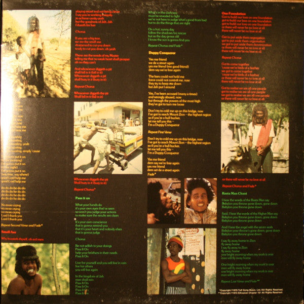 The Wailers : Burnin' (LP, Album, RE, Ter)
