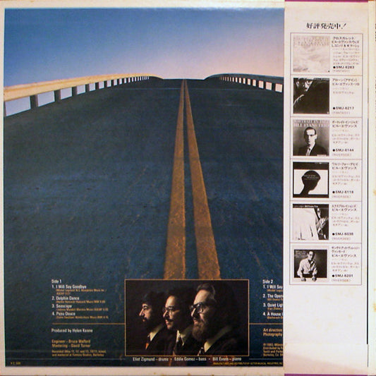 The Bill Evans Trio : I Will Say Goodbye (LP, Album)