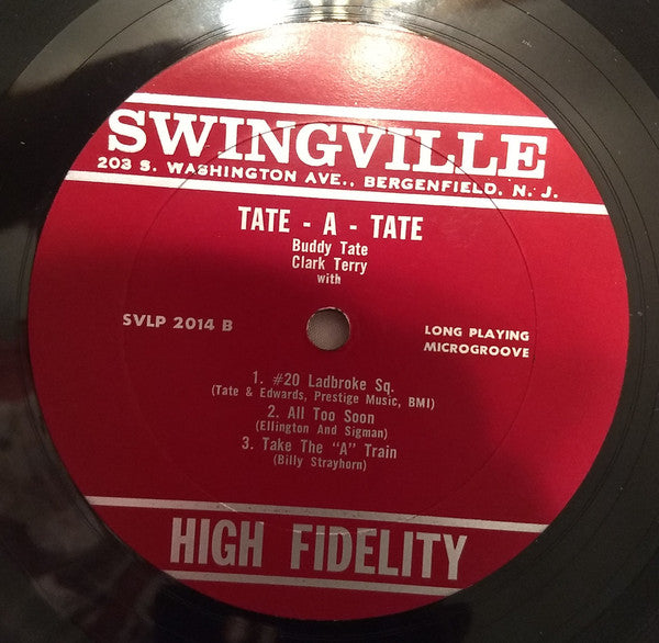 Buddy Tate With Clark Terry : Tate-A-Tate (LP, Album)
