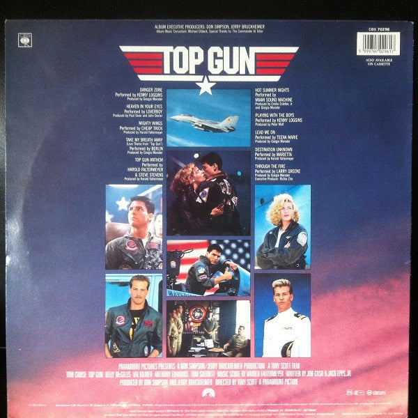 Various : Top Gun (Original Motion Picture Soundtrack) (LP, Album)
